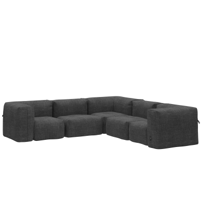  SACKit Soft Sofa Kirra Noir 5 Seater Garden Sofa