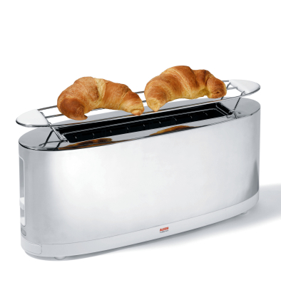 Alessi toaster with roll warmer