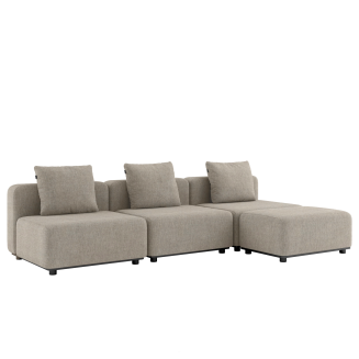  SACKit Cobana Lounge Sofa 3 Seater Garden Sofa Cover with Pouf - 2