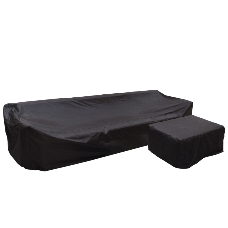  SACKit Cobana Lounge Sofa 3 Seater Garden Sofa Cover with Pouf