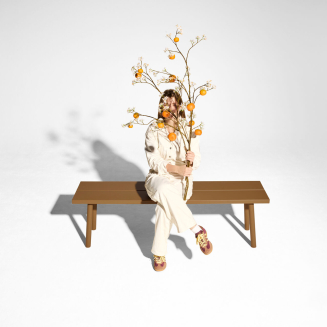 Poduszka na ławkę ogrodową Fatboy Fred's Bench Mist - 5