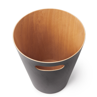 Kosz Umbra Woodrow Natural-Charcoal 7.5 l - 3
