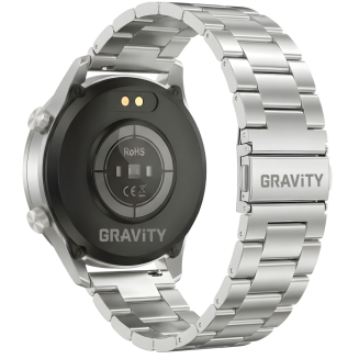 Smartwatch Gravity Srebrny Bransoleta + Pasek GT10-6 - 13
