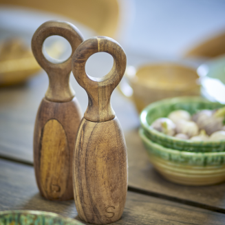 Zestaw młynków sól i pieprz Bloomingville Martim Acacia - 2