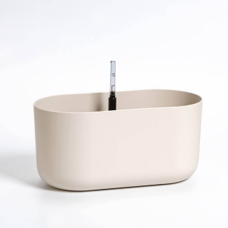 PLASTIA TOLITA Donica samonawadniająca prostokątna 31x16 cm beżowy - 2