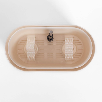 PLASTIA TOLITA Donica samonawadniająca prostokątna 31x16 cm beżowy - 7