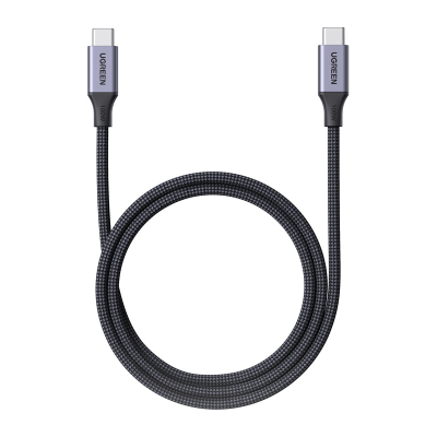 Kabel magnetyczny USB-C do USB-C Ugreen L520, 100W PD, 1m (szary)