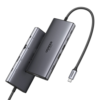 Hub USB-C UGREEN CM639 11-portowy PD 100W - 3