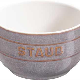 Staub Mini Ramekin Okrągły, 4 szt. - 200 ml, Antyczny szary - 2