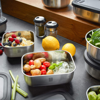  GEFU | PROVIDO round steel container 1 ltr - 2