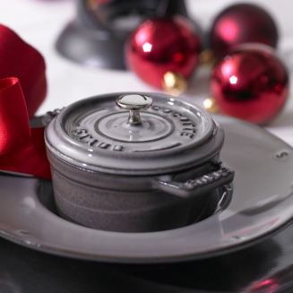 Mini garnek żeliwny okrągły Staub - 250 ml, Grafitowy - 3