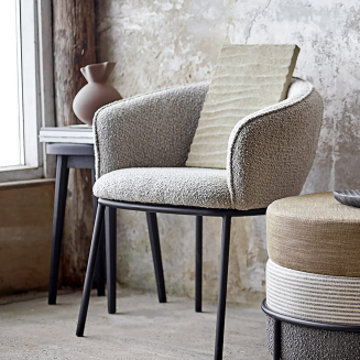 Krzesło Bloomingville Cortone Grey - 10