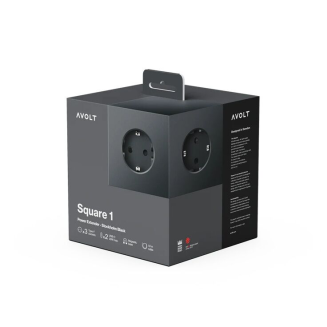 Listwa zasilająca Avolt Square 1 z podwójnym USB-C 30 W i podstawą magnetyczną 3 m czarna - 13
