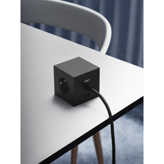 Listwa zasilająca Avolt Square 1 z podwójnym USB-C 30 W i podstawą magnetyczną 3 m czarna - 10