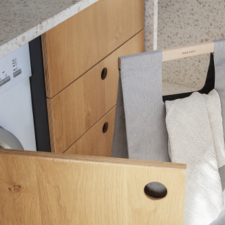  Eva Solo Light grey laundry basket 75l - 5