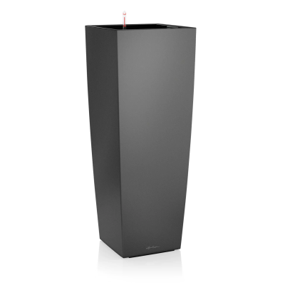 Donica Lechuza Cubico Alto Premium 40 antracyt metallic