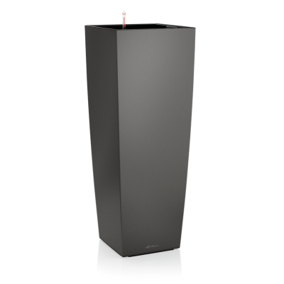 Donica Lechuza Cubico Alto Premium 40 antracyt metallic