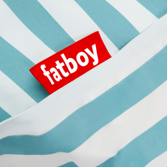 Pufa Fatboy The Original Outdoor Stripe Azur + Fotel bujany do puf Rock 'n Roll Black | PROMOCJA 15% - 3