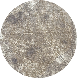 Okrągły dywan Louis de Poortere Cities Collection PARIS Space Trip 240 cm