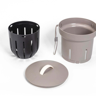 Podziemny kompostownik Urbalive jasnoszary 26.5 cm - 3