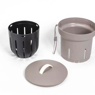 Podziemny kompostownik Urbalive jasnoszary 26.5 cm - 3