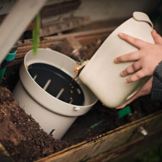 Podziemny kompostownik Urbalive jasnoszary 26.5 cm - 6