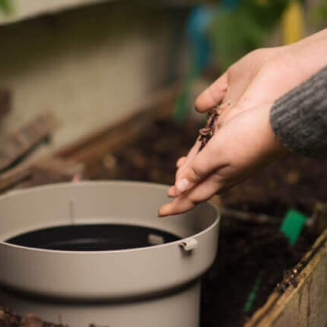 Podziemny kompostownik Urbalive jasnoszary 26.5 cm - 7