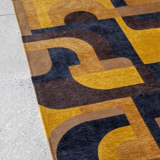 Dywan Louis de Poortere Nuance Module yellow meyer 170x240 cm - 11
