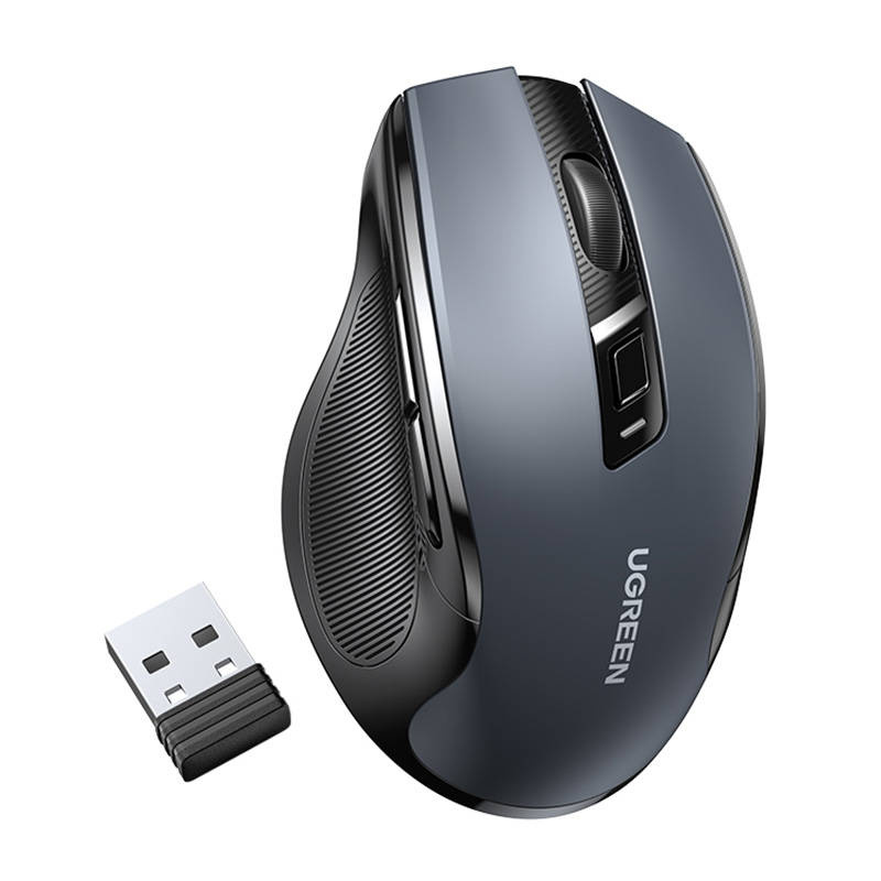  UGREEN MU006 2.4GHz+BT 5.0 Wireless Mouse (Black)