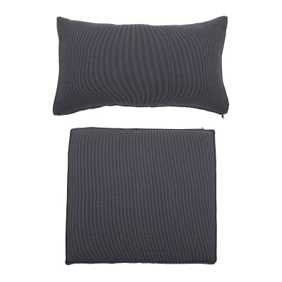  Bloomingville Mundo Gray chair cushion cover set