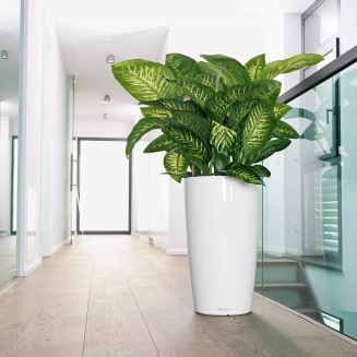  Lechuza Rondo Premium 32 flowerpot | 40 white gloss - 7