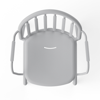 Krzesło ogrodowe z podłokietnikami Fatboy Fred's Armchair Light Grey - 4