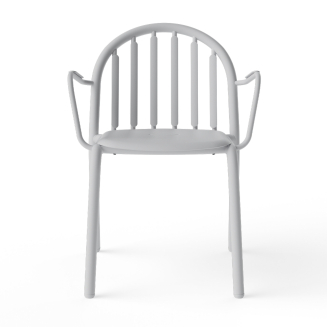 Krzesło ogrodowe z podłokietnikami Fatboy Fred's Armchair Light Grey - 3