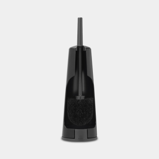 Brabantia ReNew Matt Black free-standing toilet brush - 3