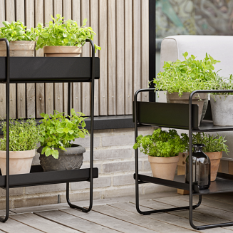 Konsola metalowa Zone Denmark A-Console Black 78 cm - 2