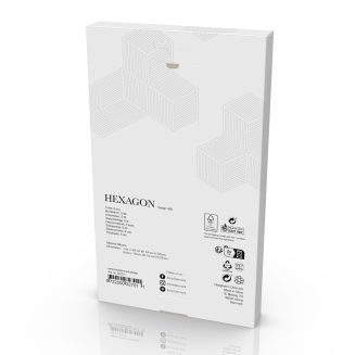 Zestaw 3 podkładek pod naczynia Zone Denmark Hexagon Lupin&Sand&Terracotta - 2