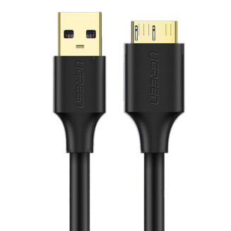 Kabel USB 3.0 - micro USB 3.0 UGREEN  US130 1m (czarny) - 2