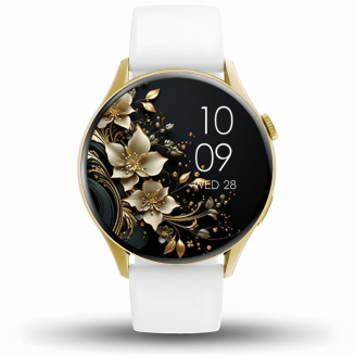 Smartwatch Gravity Złoty Pasek + Bransoleta GT11-2 - 7
