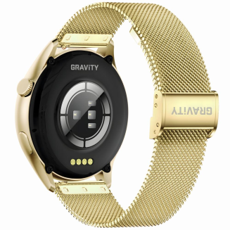 Smartwatch Gravity Złoty Pasek + Bransoleta GT11-2 - 9