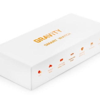 Smartwatch Gravity Złoty Pasek + Bransoleta GT11-2 - 12