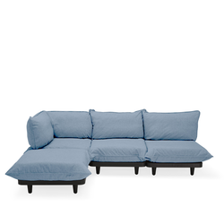Sofa ogrodowa Fatboy Paletti Set Large Storm Blue