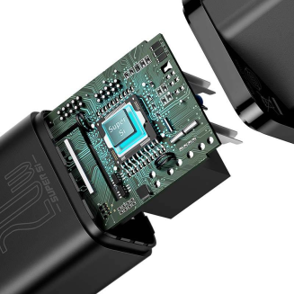 Ładowarka sieciowa BASEUS Super Si 20W + USB-C-Lightning 1m (czarna) - 6