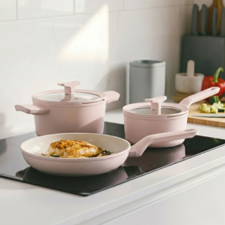 Zestaw garnków BergHOFF Balance 5 częściowy różowy - 5
