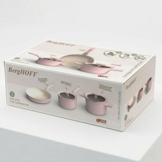 Zestaw garnków BergHOFF Balance 5 częściowy różowy - 3