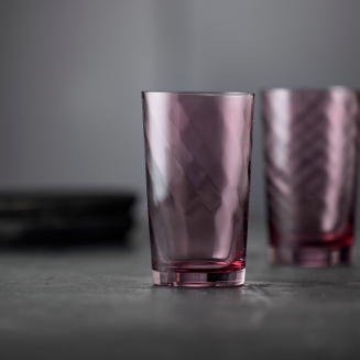 Szklanki do wody Lyngby Glas Vienna Purple 400 ml - 4 szt. - 3