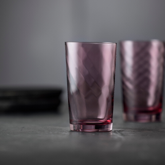 Szklanki do wody Lyngby Glass Vienna Purple 400 ml - 4 szt. - 3