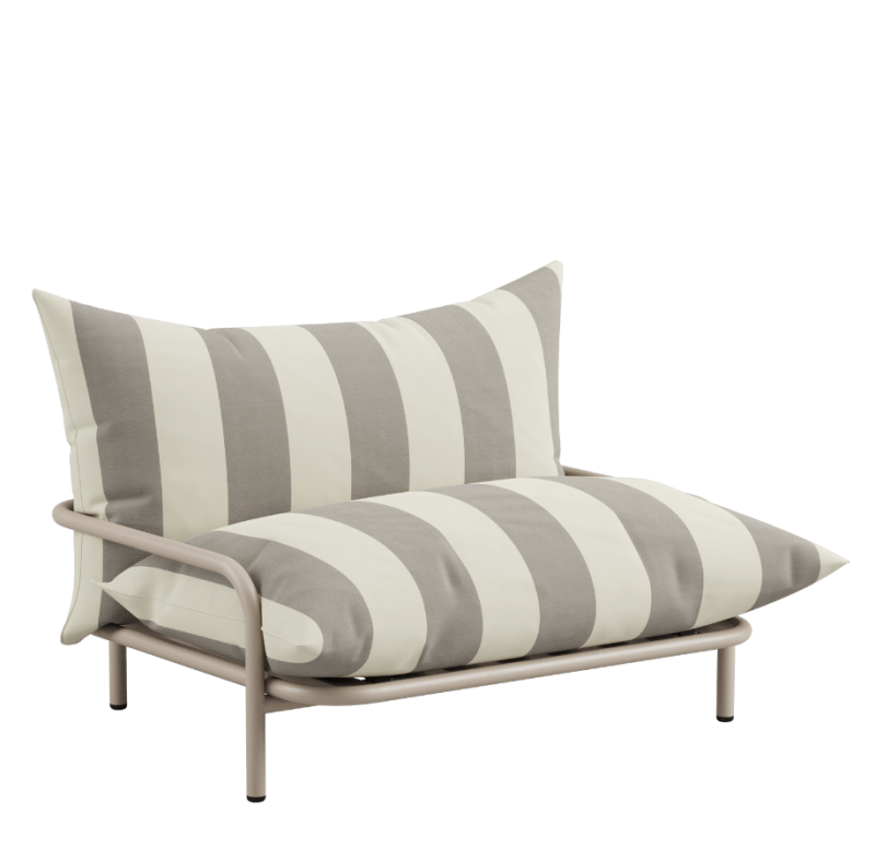 Fotel ogrodowy SACKit Mollis Lounge Chair Renesse Taupe