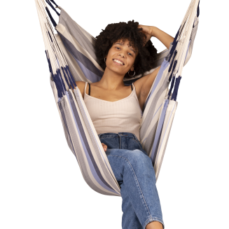 Fotel hamakowy La Siesta Domingo sea salt basic - 2