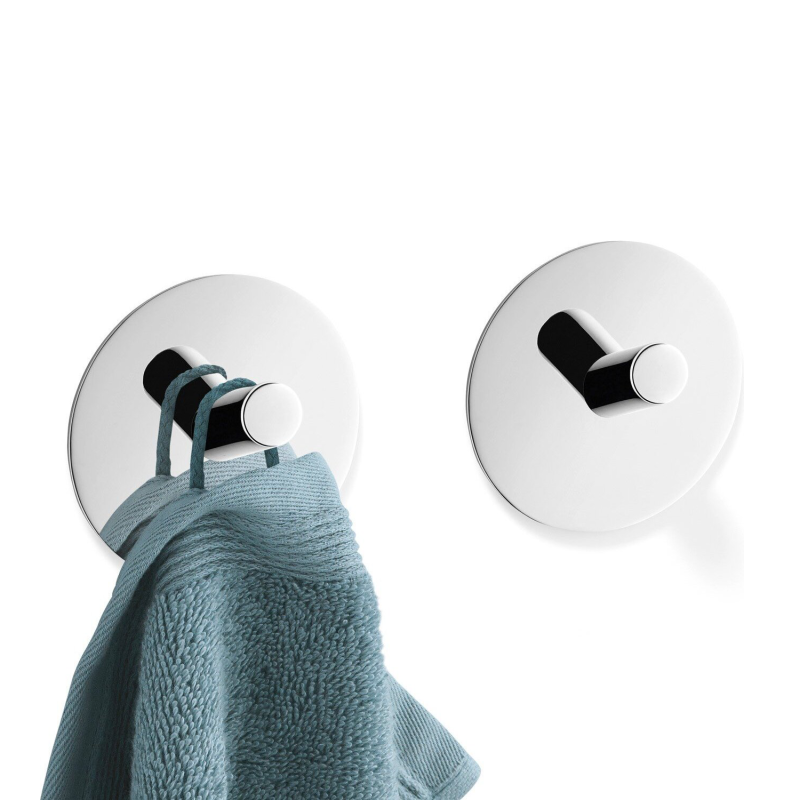  Set of 2 Zack Peco gloss round towel racks