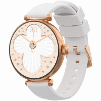 Smartwatch Gravity Różowe Złoto Biały 2 Paski GT26-2 - 2